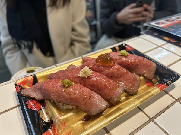 WAGYU SUSHI and SANDWICH Tsukiji Wine Stand 88 3