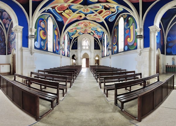 Église Notre-Dame du Menoux- eglise peinte 1