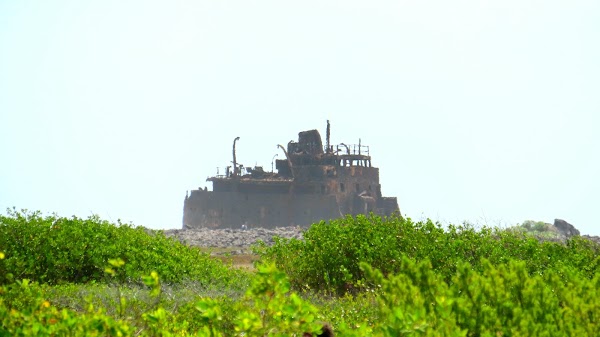 Shipwreck on Klein Curacao 2