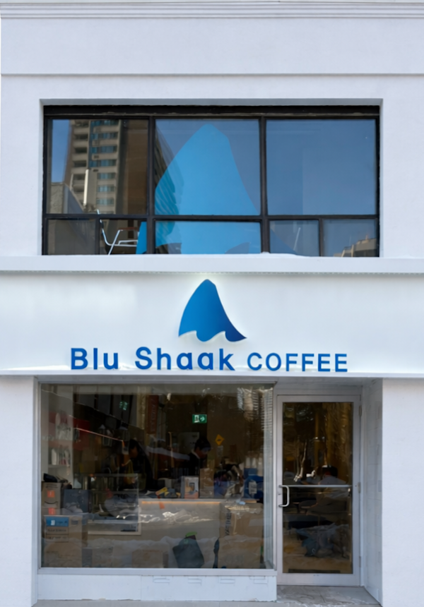 Blu shaak coffee
