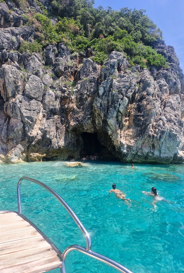 Secret cave in himare