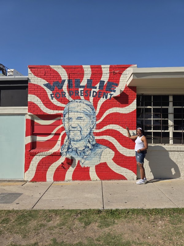 Willie For President Mural