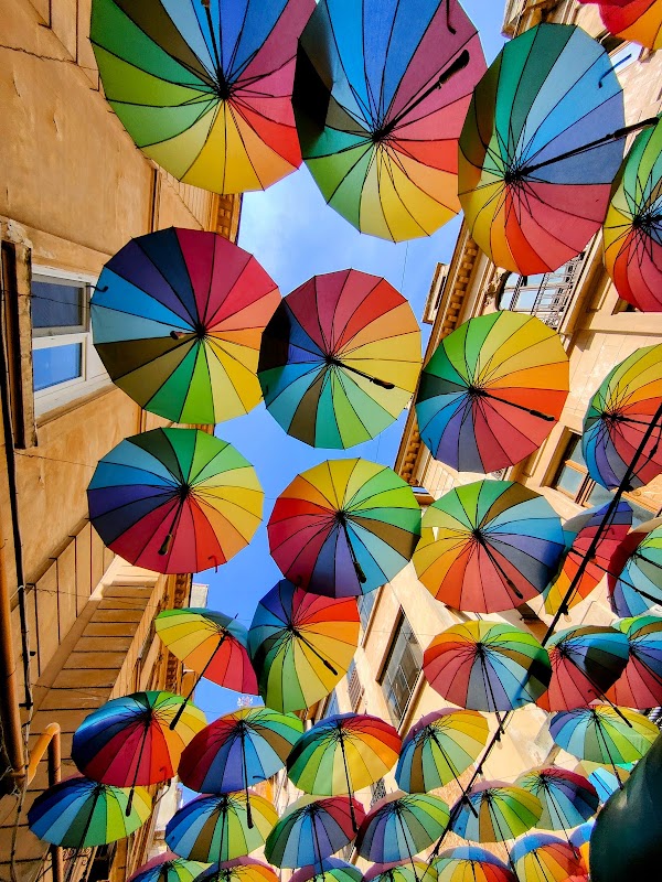 The Umbrellas' Street