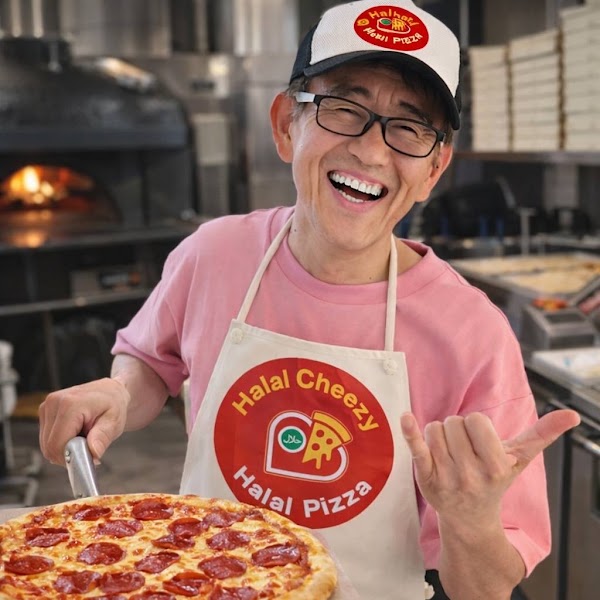 Halal Cheezy Pizza (New York Style) 3