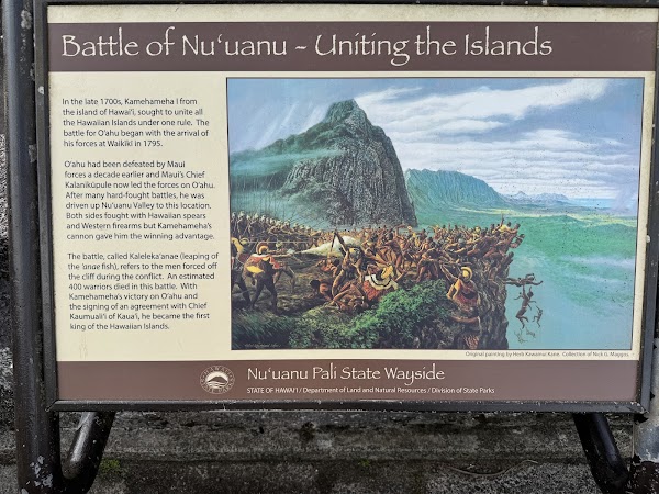 Parking for Nu'uanu Pali Lookout Point 2