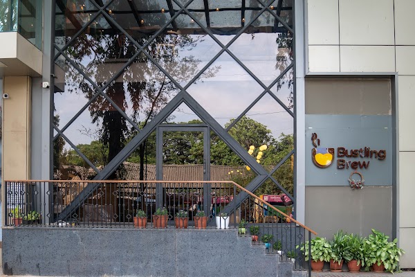 Bustling Brew Bistro Cafe