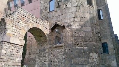 Roman city wall in Barcelona