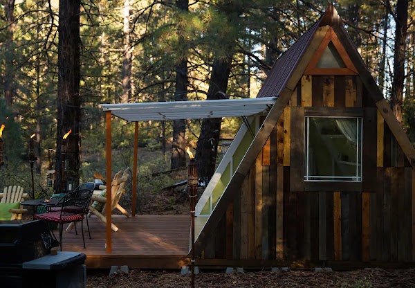 The Convertible A-Frame Glamping Cabin