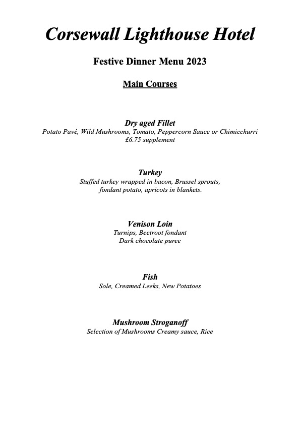 Corsewall Lighthouse Hotel and Restaurant 2