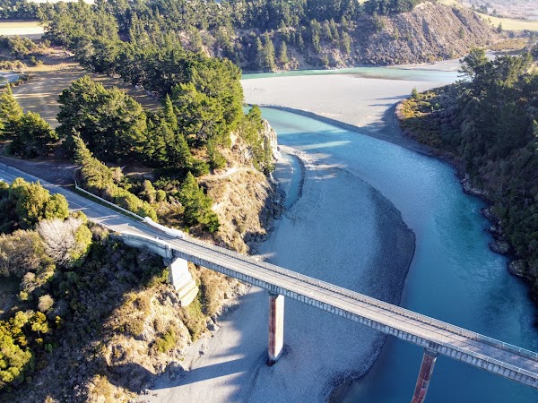 Waimakariri Gorge Bridge View Front