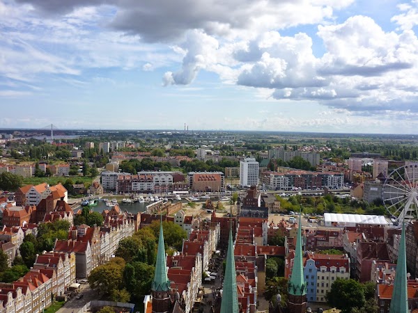 The tower of St. Mary's Basilica in Gdańsk 1