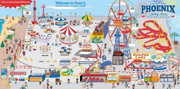 Deno's Wonder Wheel Amusement Park 4