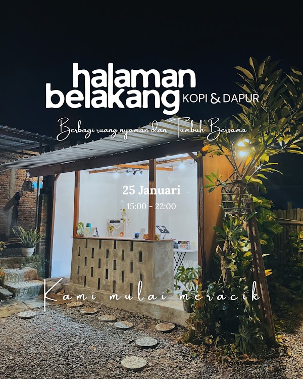 Halaman Belakang: Kopi dan Dapur 1