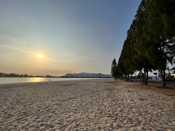 Kampot River beach