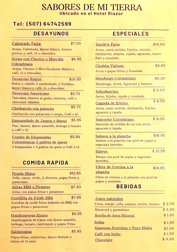Sabores de mi Tierra 2
