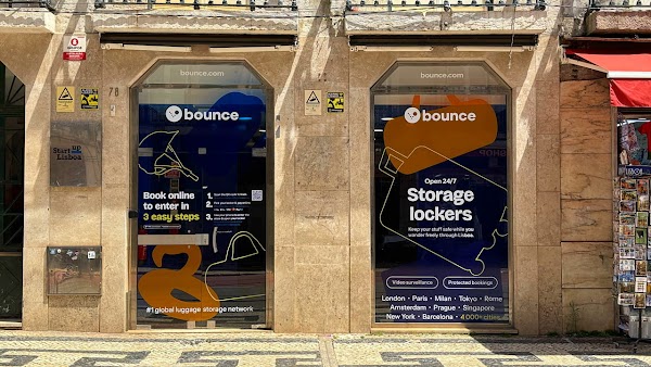 Bounce Luggage Storage - 24/7 lockers - Praça do Comércio
