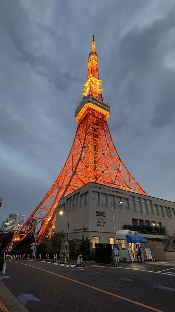 Tokyo Tower Motorcoach Parking Lot