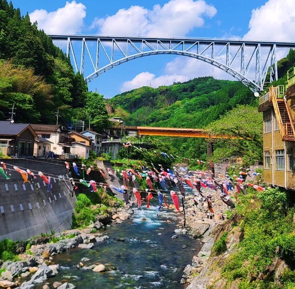 日之影川こいのぼり 1