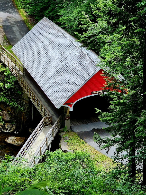 Historic Flume Covered Bridge 5