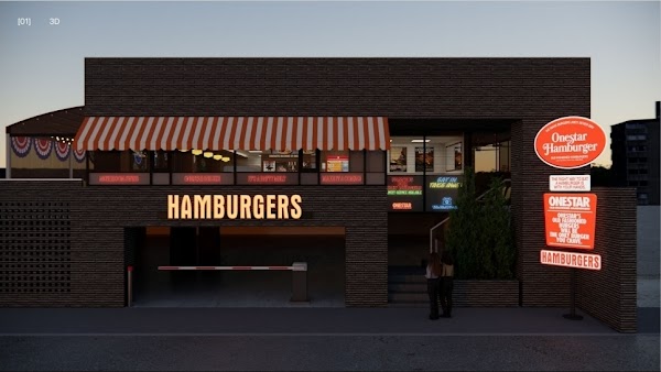 원스타올드패션드 햄버거 어린이대공원점 1