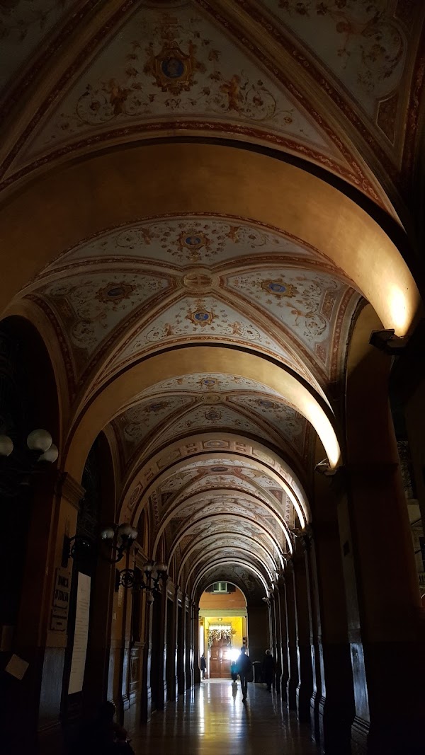Affreschi portico banca d'Italia