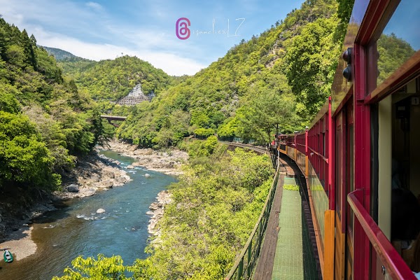 Sagano Scenic Railway trolley train 1