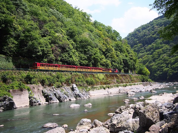 Sagano Scenic Railway trolley train 4