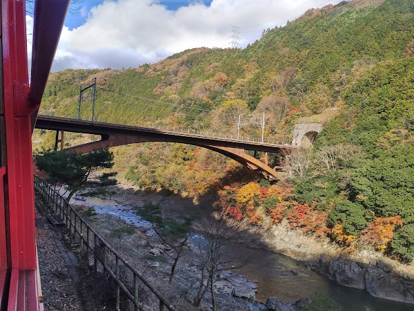 Sagano Scenic Railway trolley train 3