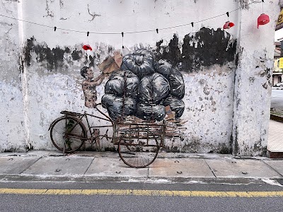 Ipoh Mural - Old Town Relieves Nostalgia with Trishaw 1