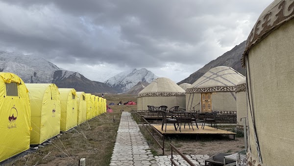 Base Camp for Lenin Peak Expedition