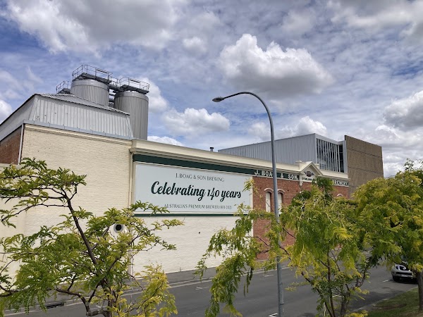 James Boag Brewery (Esk Brewery 1950).