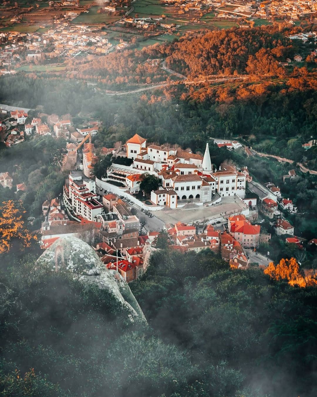 Moorish Castle Overlooks Historic Sintra