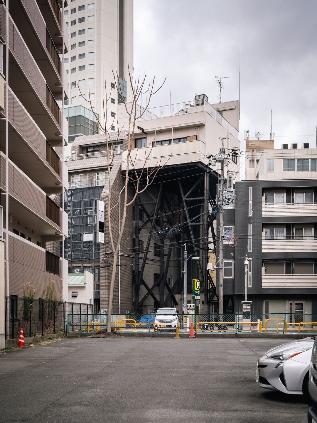 Elevated House on Tall Stilts