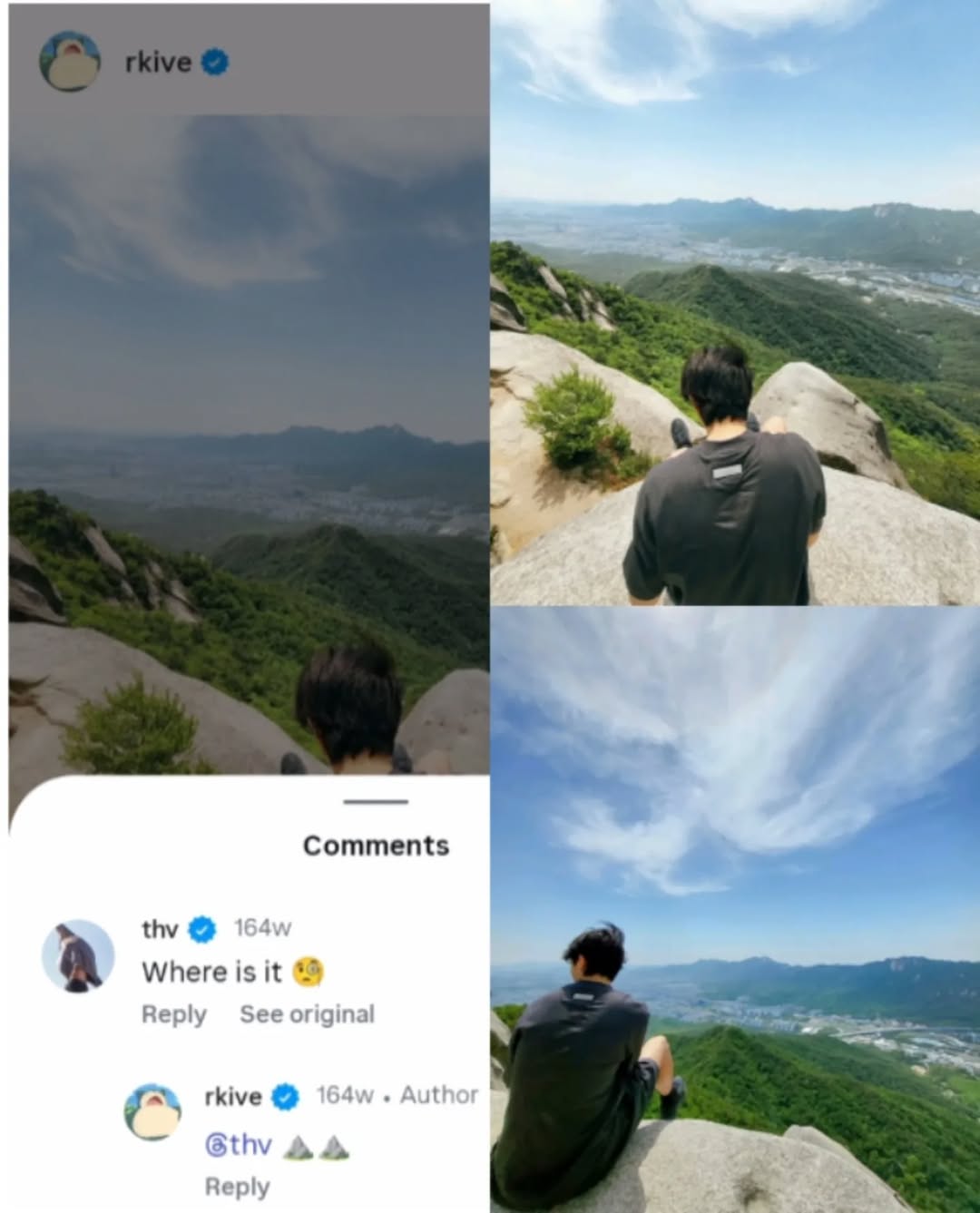 RM's Bukhansan National Park Visit