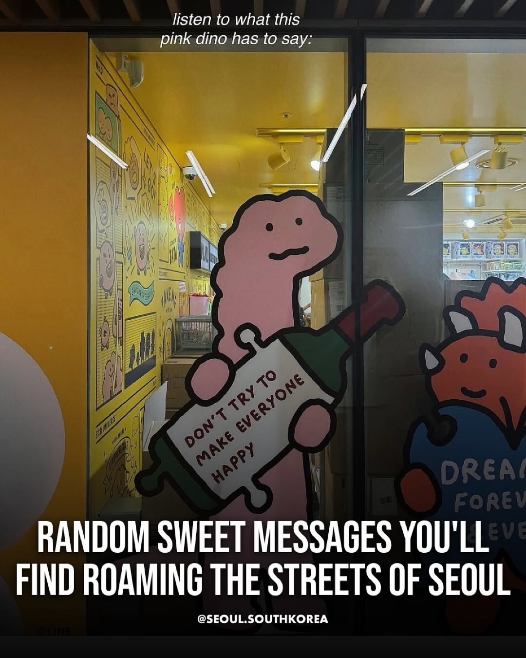 Uplifting Quotes Found on Seoul Streets