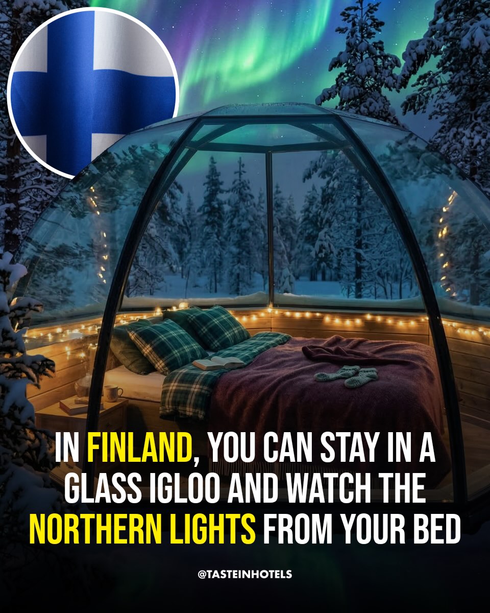 Glass Igloos For Northern Lights Viewing