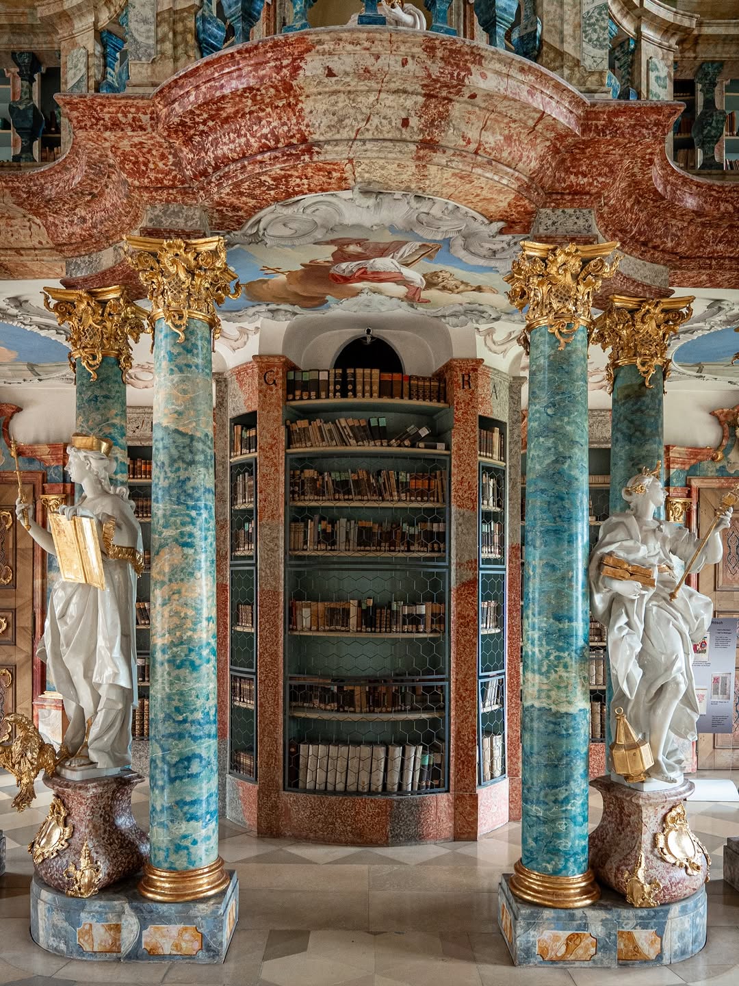 Wiblingen Abbey Library: A Tiepolo-Inspired Masterpiece