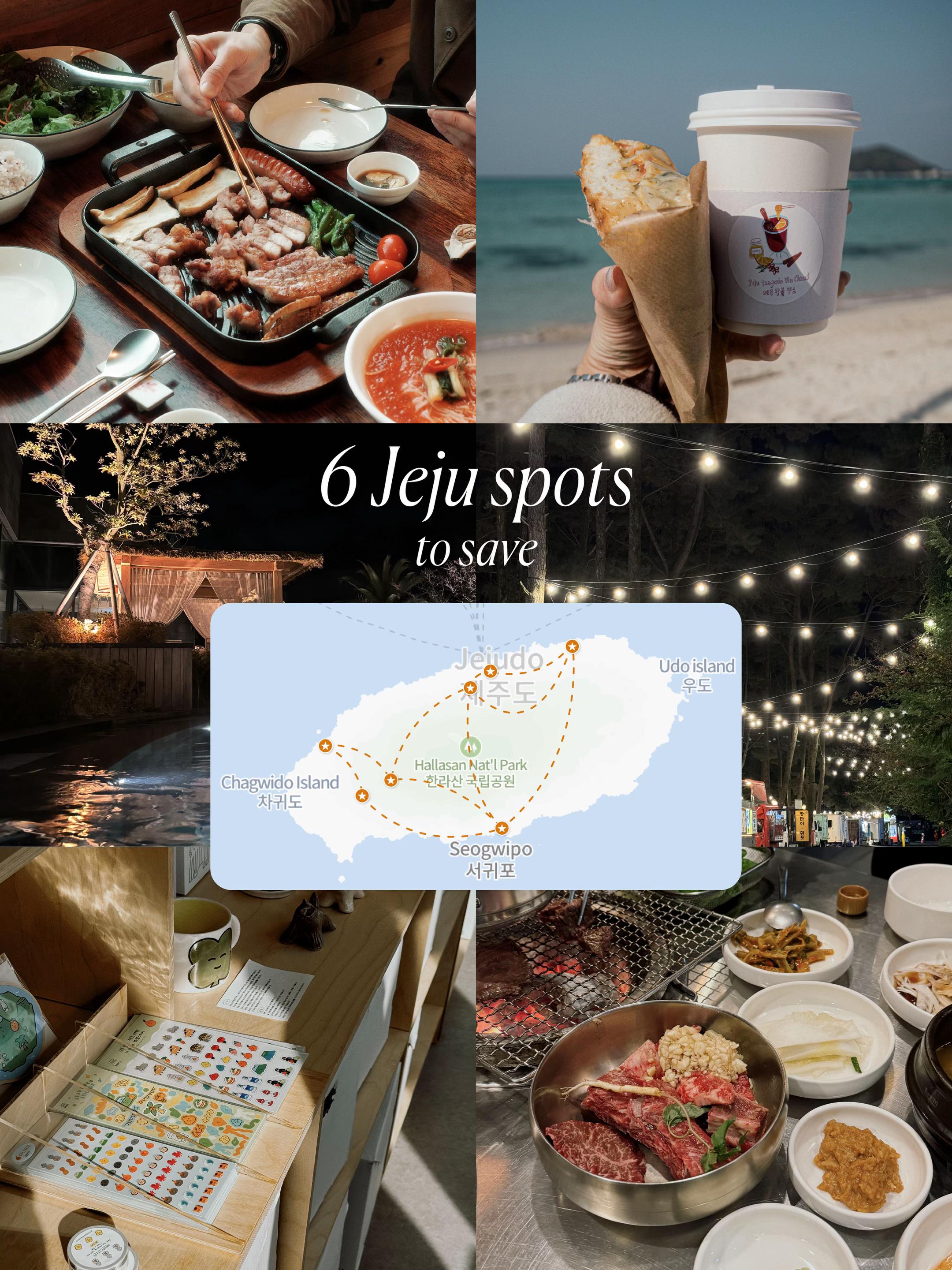 Jeju Island's Must-Visit Food and Relaxation Spots