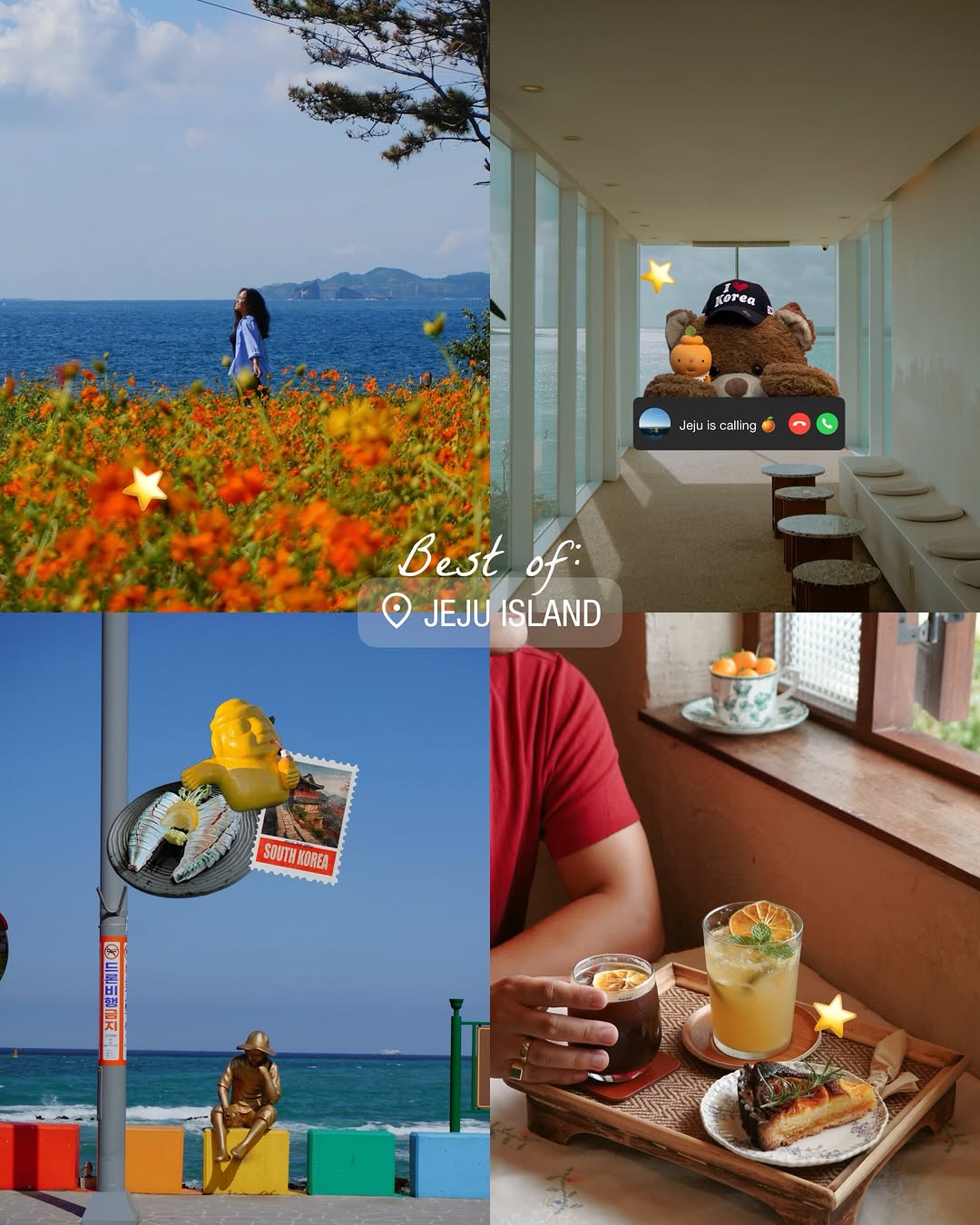 Jeju Island's Must-See Cafes, Beaches, and Viewpoints
