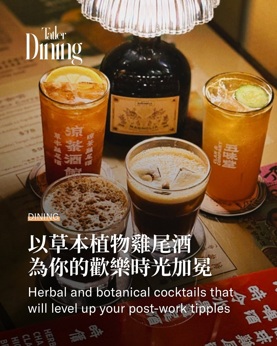 Hong Kong's Herbal Botanical Cocktails