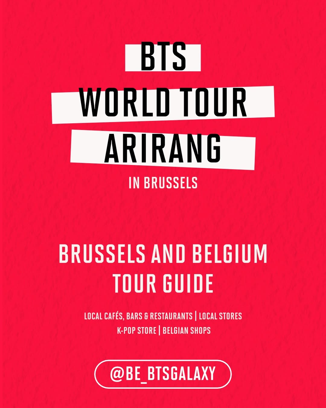 Brussels Food and Travel Guide for BTS Fans