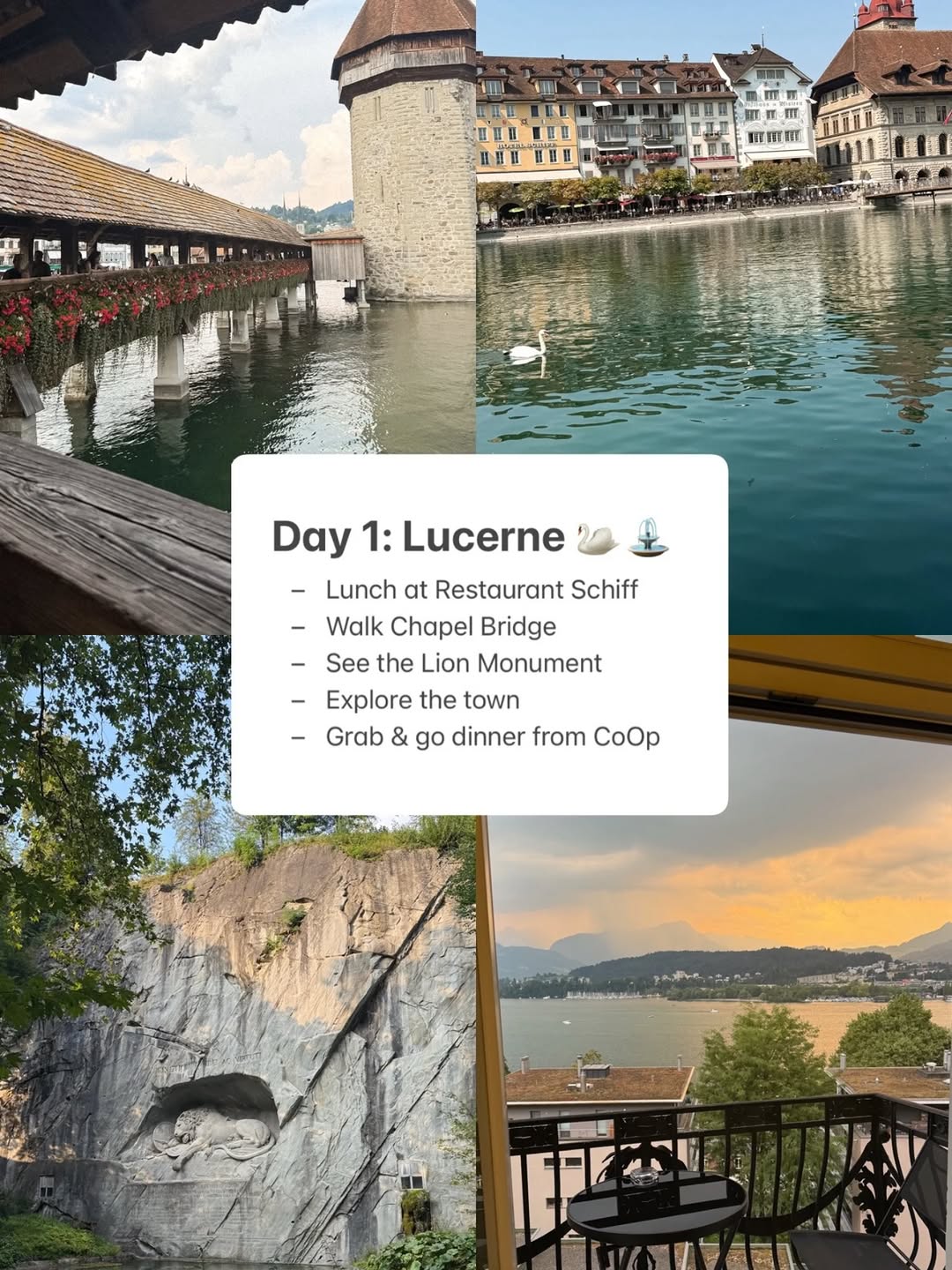 Switzerland Five Day Itinerary Highlights