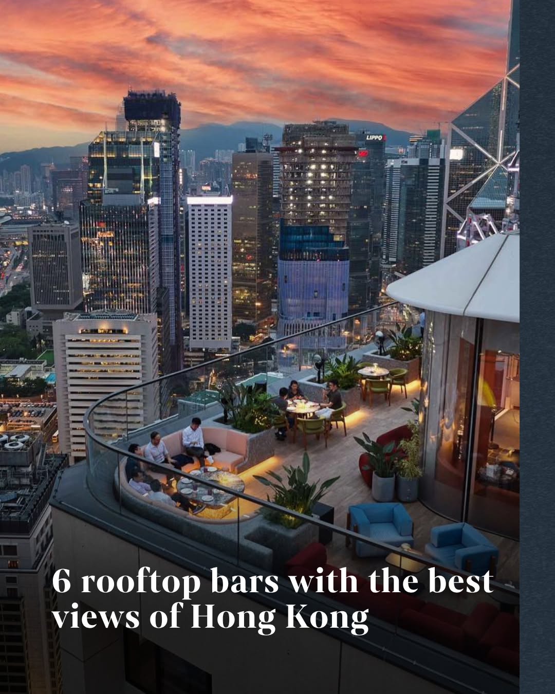 Hong Kong's Best Rooftop Bars for Drinks and Views