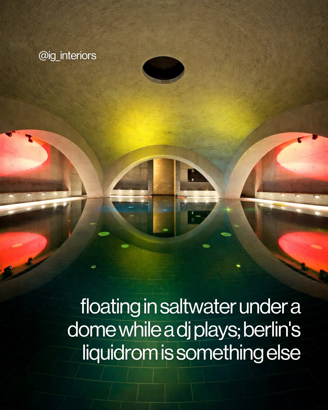Liquidrom: Berlin's Spa-Club Experience