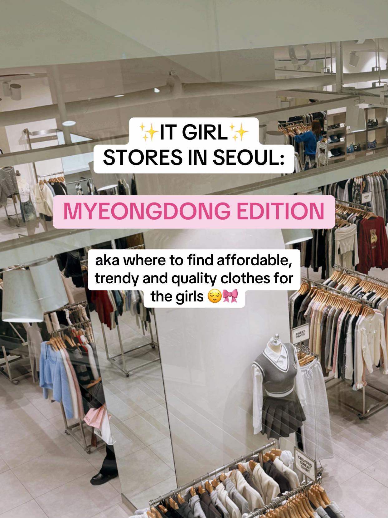 Seoul Myeongdong Shopping and K-Fashion