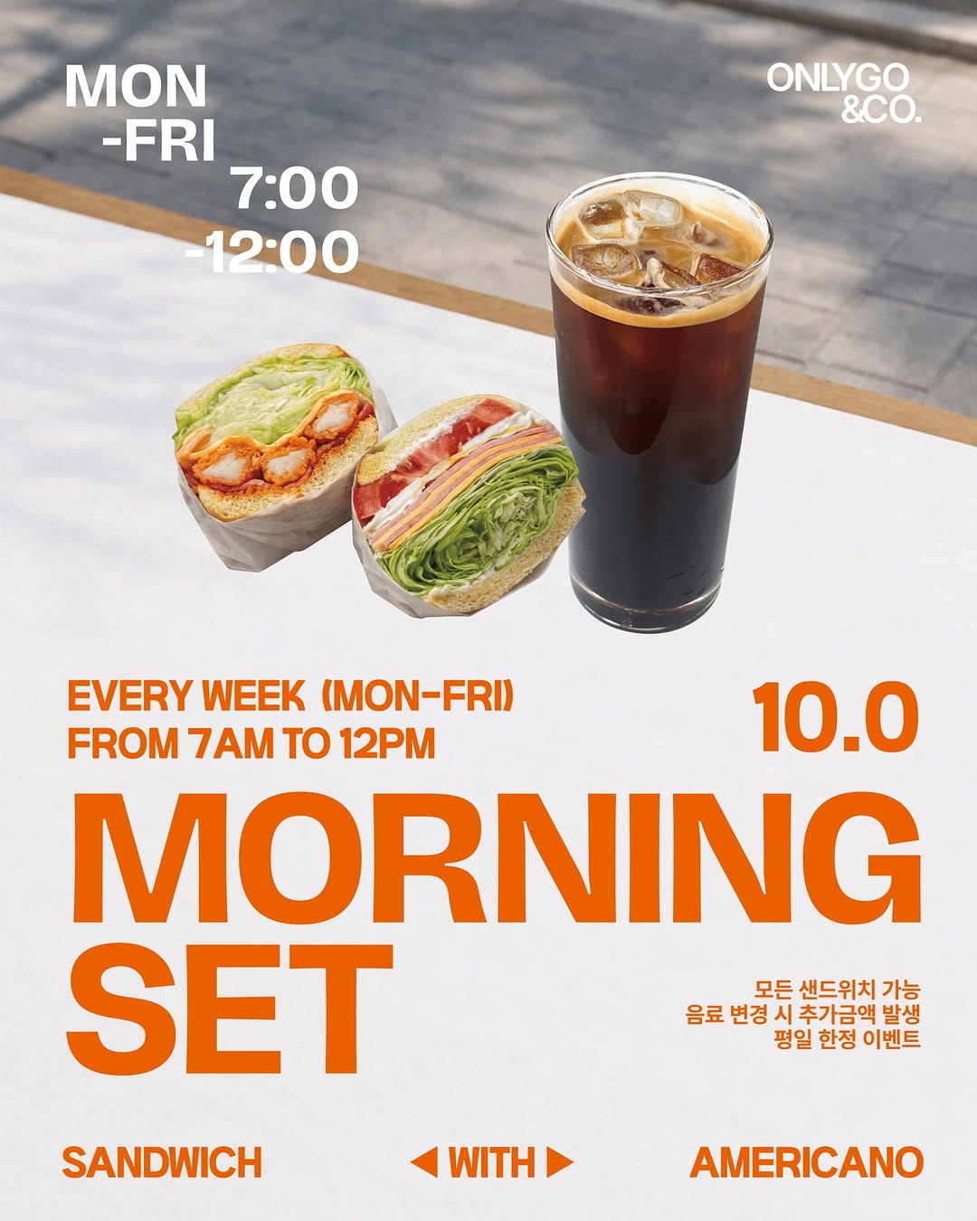 Onlygo&Co Offers Morning Sets and Brunch Options