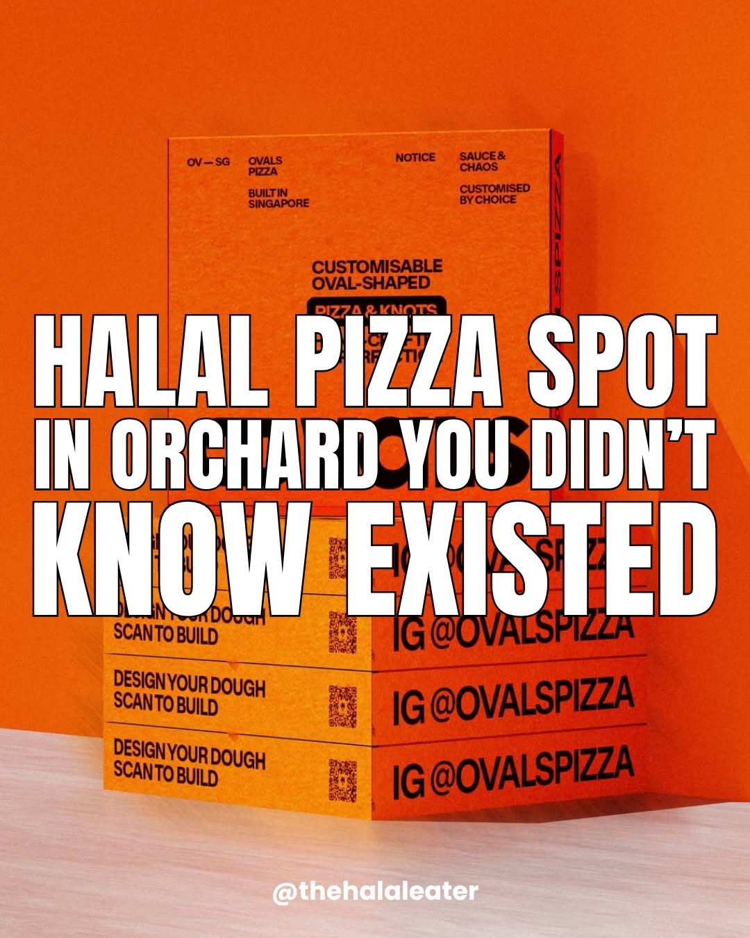 Ovals Pizza: Hand-Stretched Pizzas at Tangs Market