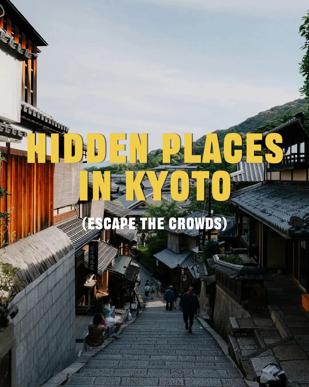 Hidden Gems Away From Kyoto Crowds