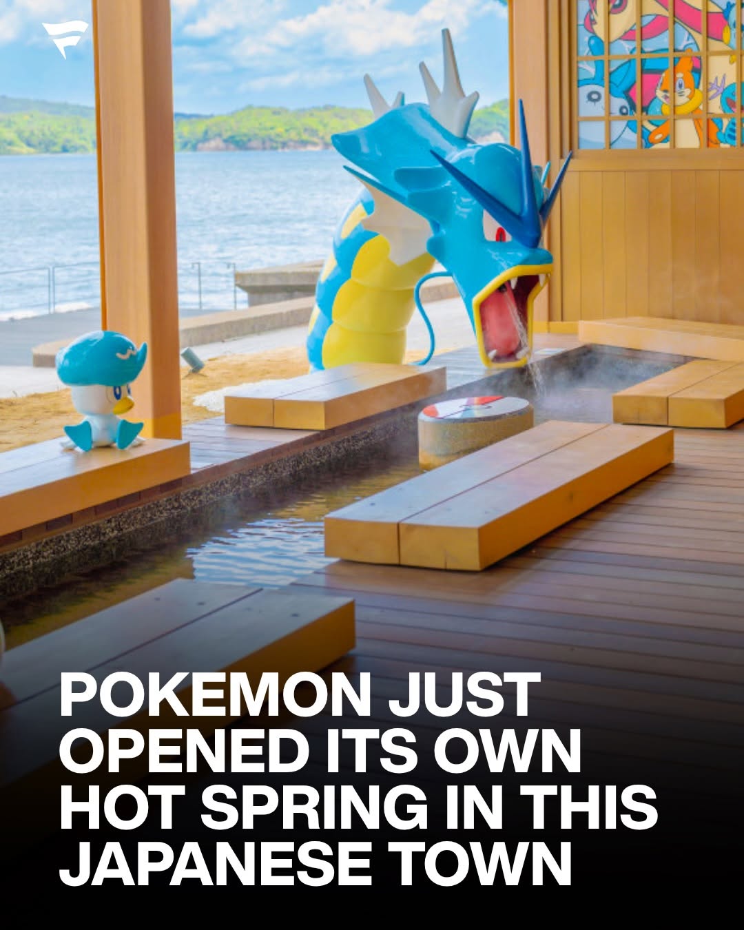 Pokémon Footbath Opens in Wakura Onsen
