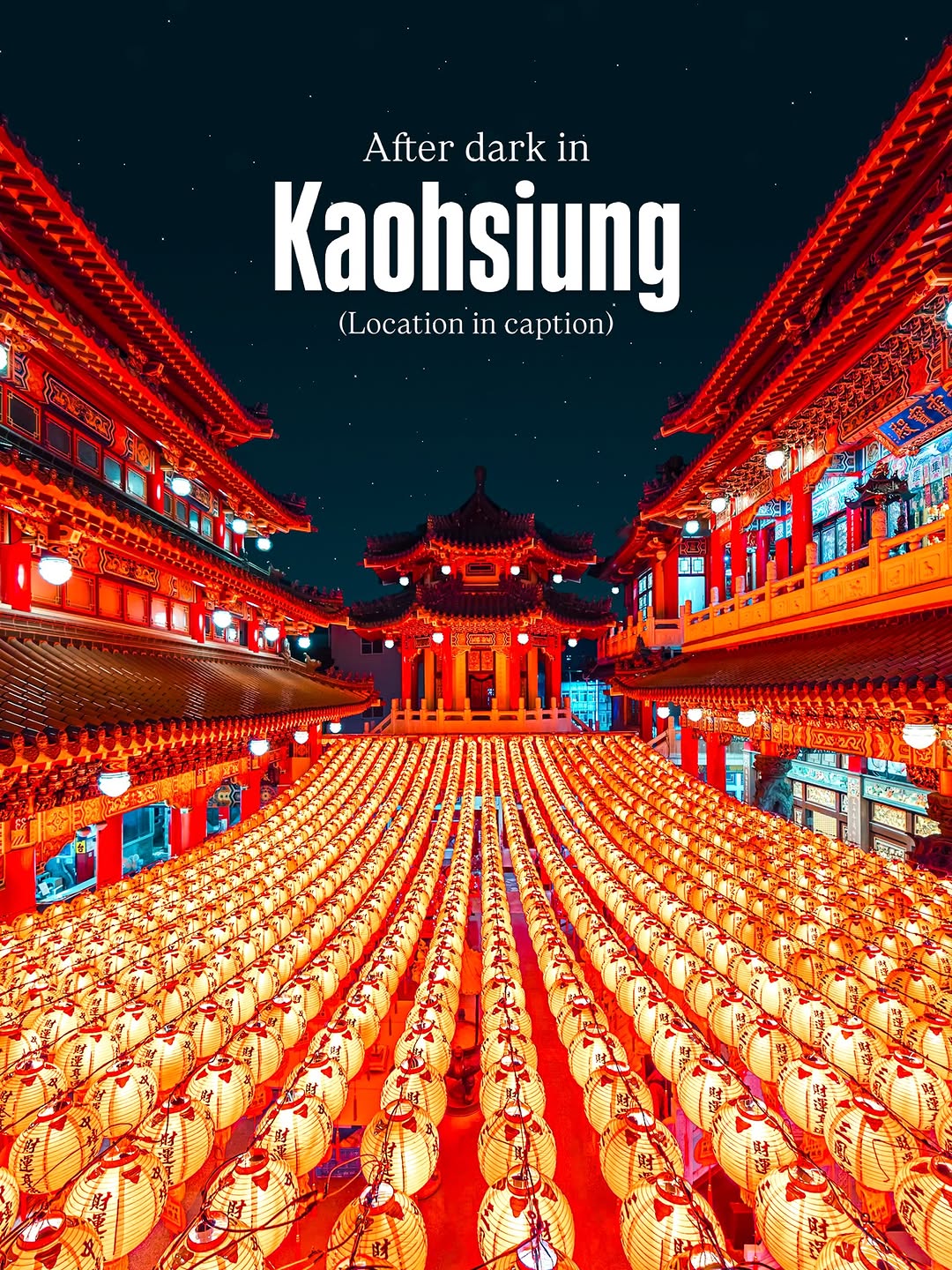 Kaohsiung's Nighttime Scenery And Landmarks